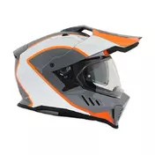 Simpson Xcursion Neon Мотошлем Orange Оранжевый