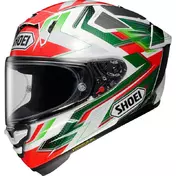 Shoei X-spr Pro Escalate Tc4 Мотошлем Red Green Зеленый