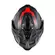 Nexx X.lifecountry Terra Мотошлем Grey Red Matt Красный