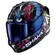Shark Skwal I3 Hellcat Мотошлем Black Chrome Blue Синий