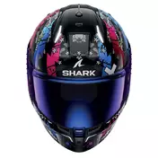 Shark Skwal I3 Hellcat Мотошлем Black Chrome Blue Синий