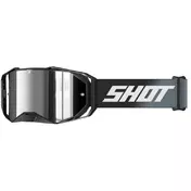 SHOT LITE SOLID Motocross Enduro Mask Black Grey