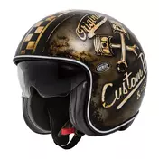 Premier Vintage Op 9 Bm 22.06 Мотошлем Коричневый