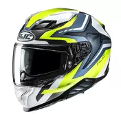 Hjc F71 Fes Мотошлем Yellow Blue Matt Желтый