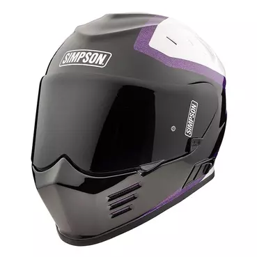 Simpson Venom 22.06 Мотошлем Royal Фиолетовый