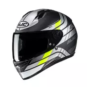 Hjc C10 Hiper Мотошлем Grey Yellow Matt Желтый