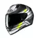 Hjc C10 Hiper Мотошлем Grey Yellow Matt Желтый