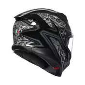 Agv K7 E2206 Damascus Мотошлем Black Silver Черный