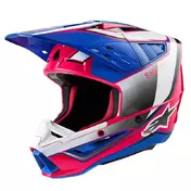 Alpinestars Sm5 2206 Sail Мотошлем Pink Blue Розовый