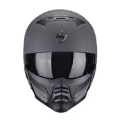 Scorpion Exo Combat 2 Graphite Мотошлем Grey Серый