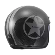 Ls2 Of601 Bob 2 Carbon 06 Star Мотошлем Black Черный
