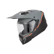 Acerbis Assault Мотошлем Black Orange Fluo Matt Оранжевый