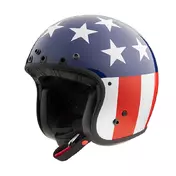 Simpson Chopper Ez Usa Flag Мотошлем Синий