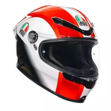 Agv K6 S E2206 Sic 58 Мотошлем Красный