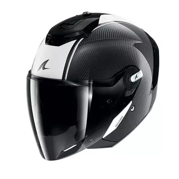 Shark Rs Jet Carbon Skin Мотошлем White Белый