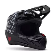 Fox V3 Seventy4 Мотошлем Black Черный