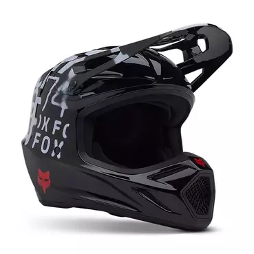 Fox V3 Seventy4 Мотошлем Black Черный