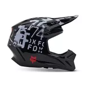 Fox V3 Seventy4 Мотошлем Black Черный