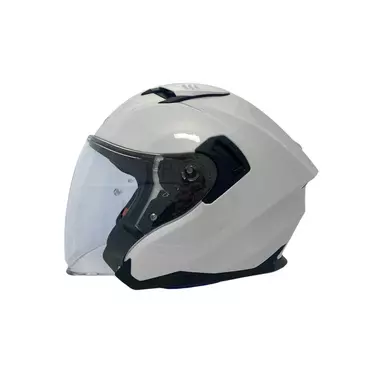 Apex Ji200 Solid Мотошлем White Белый