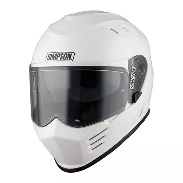Simpson Venom 22.06 Мотошлем White Белый