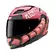 Hjc F71 Zaku Bandai Namco Мотошлем Розовый