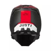 Just-1 J22 3k Carbon Adrenaline Мотошлем Red Красный