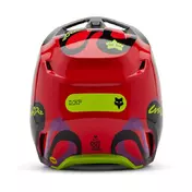 Fox V1 Emotion Мотошлем Red Fluo Красный