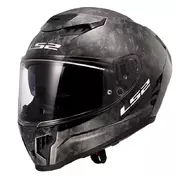 Ls2 Ff807 Dragon Carbon Forged Мотошлем Gloss Черный