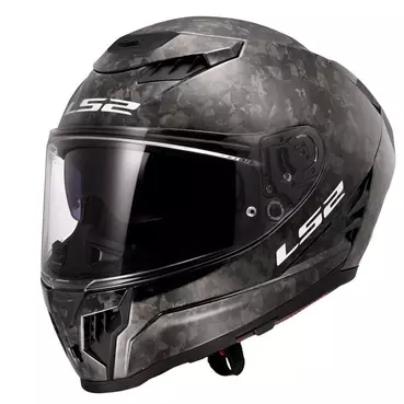 Ls2 Ff807 Dragon Carbon Forged Мотошлем Gloss Черный