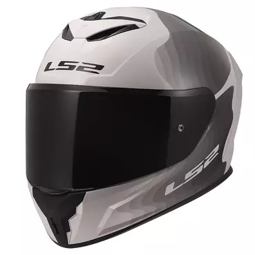 Ls2 Ff820 Rapid 3 Flow Мотошлем White Grey Белый