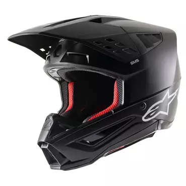 Alpinestars Sm5 2206 Solid Мотошлем Black Matt Черный