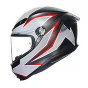 Agv K6 S E2206 Flash Мотошлем Black Grey Red Matt Серый