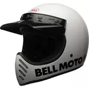 Bell Moto-3 Ece6 Classic Мотошлем White Белый