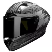 Ls2 Ff805 Thunder Carbon Gp Aero Polar Black Matt Черный