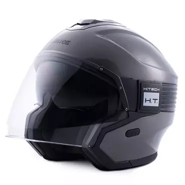Blauer Hacker Btr Мотошлем Titanium Black Серый