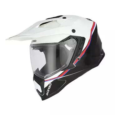 Acerbis Assault Мотошлем White Black Белый