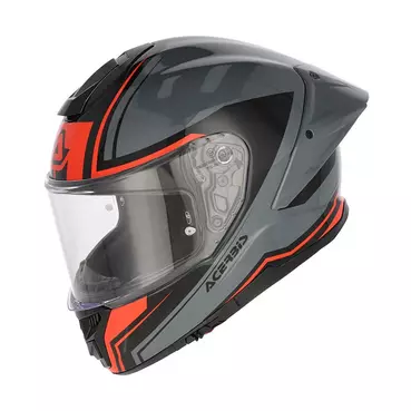 Acerbis Tarmak-x Мотошлем Grey Red Красный