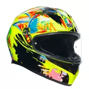 Agv K3 E2206 Rossi Winter Test 2019 Мотошлем Желтый