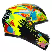 Agv K3 E2206 Rossi Winter Test 2019 Мотошлем Желтый