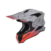 Acerbis Airstrike-x Мотошлем Grey Red Серый