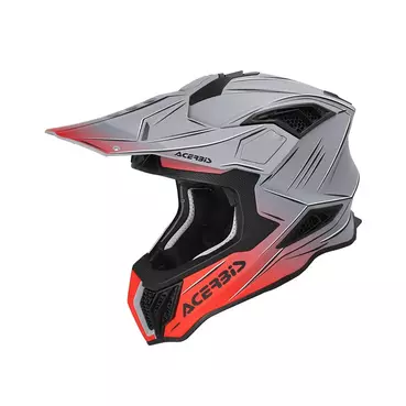 Acerbis Airstrike-x Мотошлем Grey Red Серый