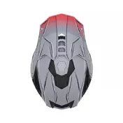Acerbis Airstrike-x Мотошлем Grey Red Серый