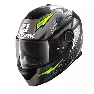 Shark Spartan 1.2 Adrian Parassol Mat Black Yellow Желтый
