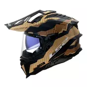 Ls2 Mx701 Explorer Carbon Trick Мотошлем Sand Matt Коричневый