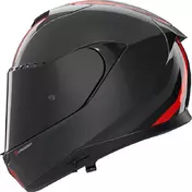 Nolan X-904 Ultra Carbon Gemini Мотошлем Black Red Красный