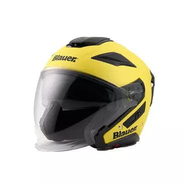Blauer Jj-01 Monochrome Мотошлем Yellow Желтый