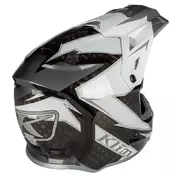 Klim F3 Carbon Мотошлем Lightning White Белый