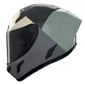 Nolan X-804 Rs Ultra Carbon Blocco Anthracite Avorio Серый