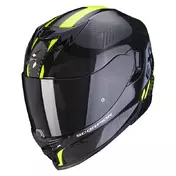Scorpion Exo 520 Air Laten Мотошлем Black Yellow Желтый