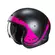 Hjc V31 Emgo Мотошлем Black Pink Розовый